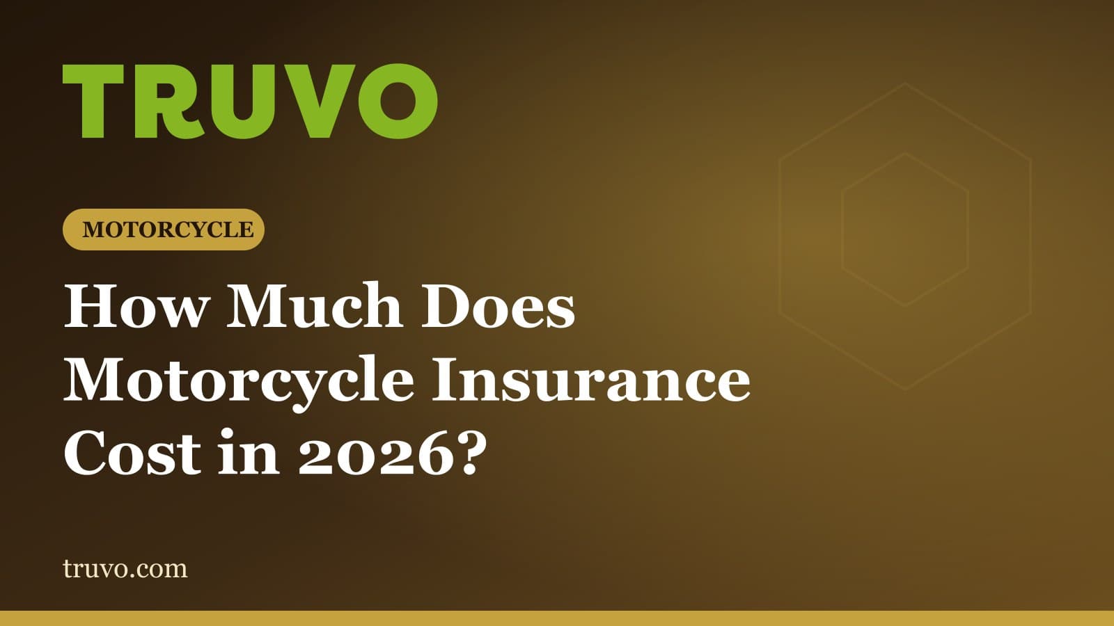 How Much Does Motorcycle Insurance Cost in 2026?
